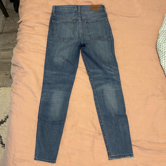 Madewell 10 Inch High Rise Skinny Jeans | Distressed - Picture 2 of 4